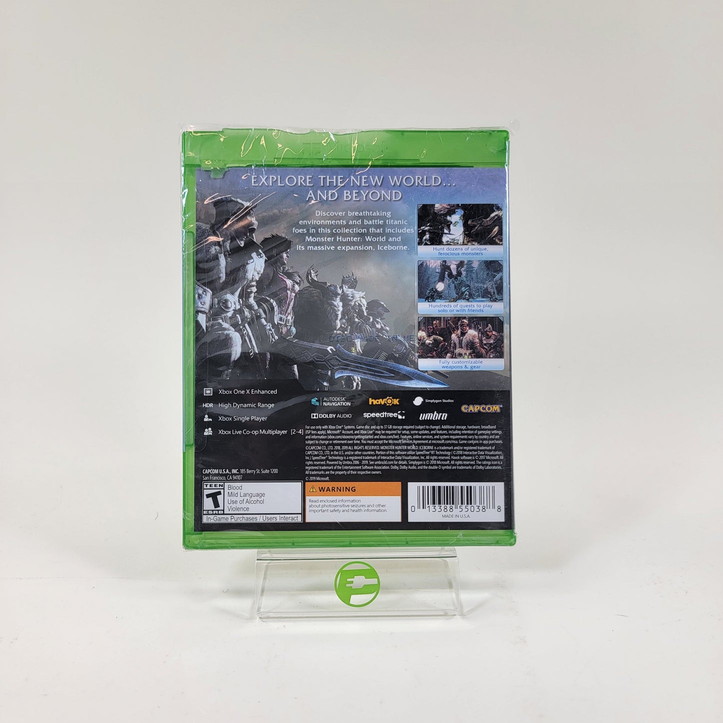 New Monster Hunter: World Iceborne Master Edition (Microsoft Xbox One, 2019)