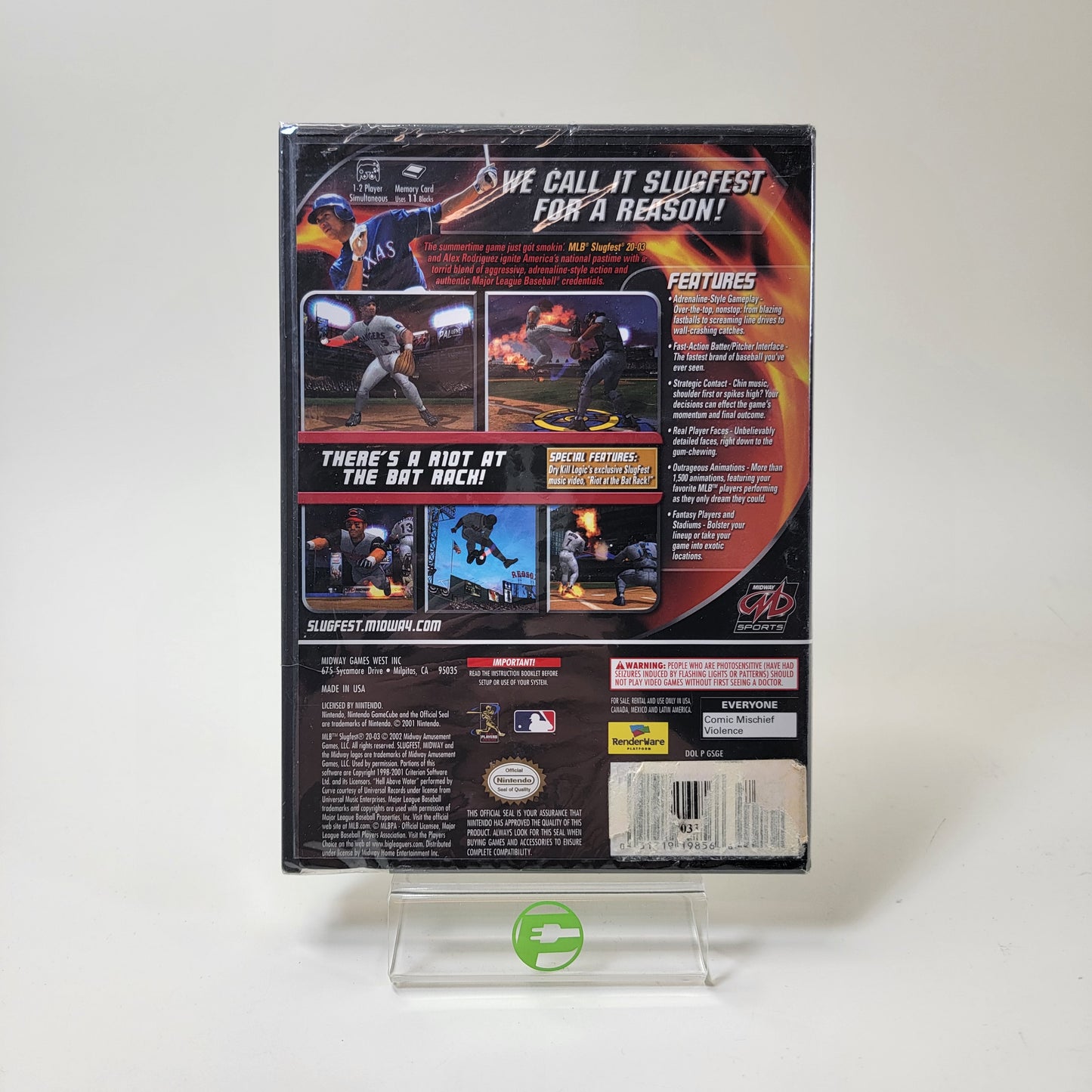 New MLB Slugfest 2003 (Nintendo GameCube, 2002)