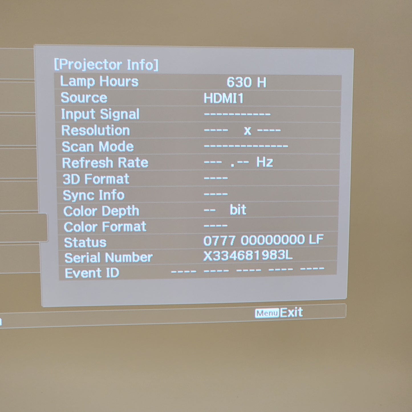 Epson Home Cinema 5040UB 4K 2500 Lumens 4K Projector H713A