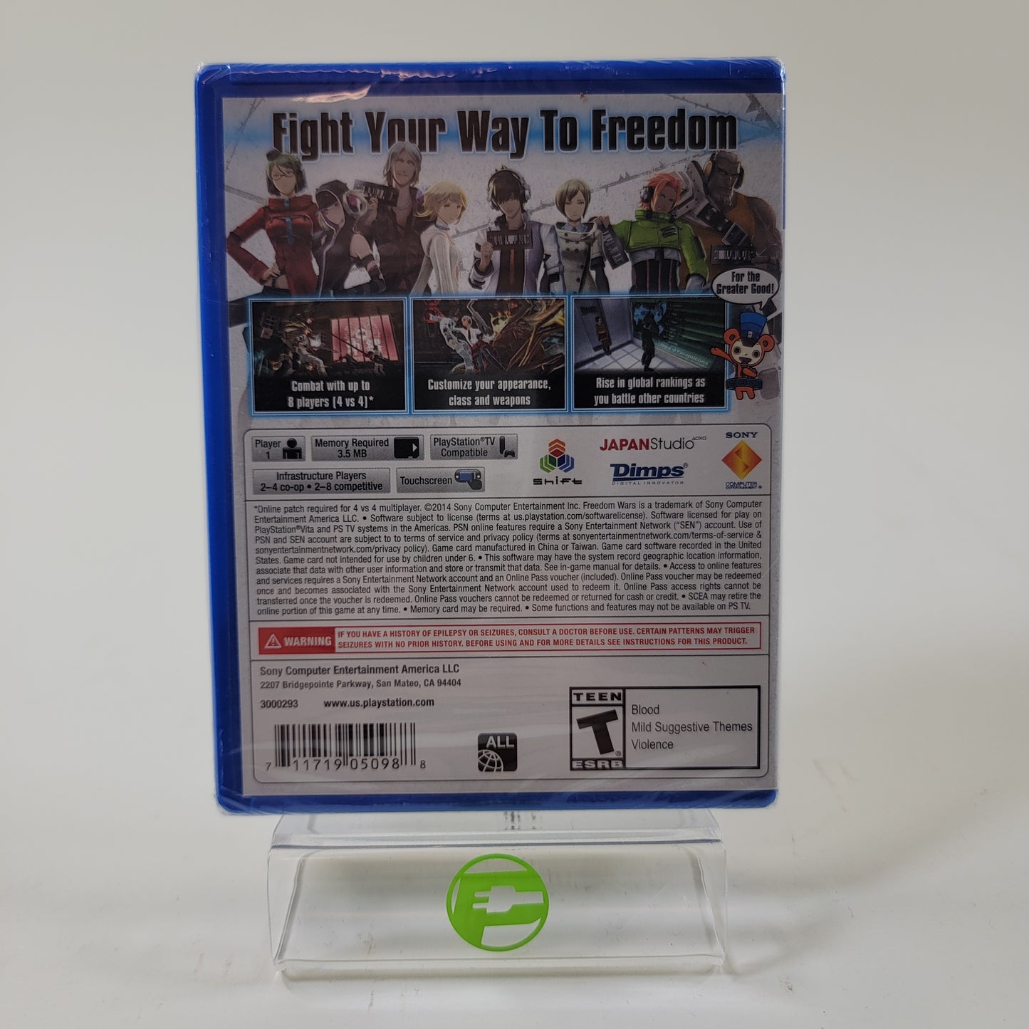 New Freedom Wars (Sony PlayStation Vita PS Vita, 2014)