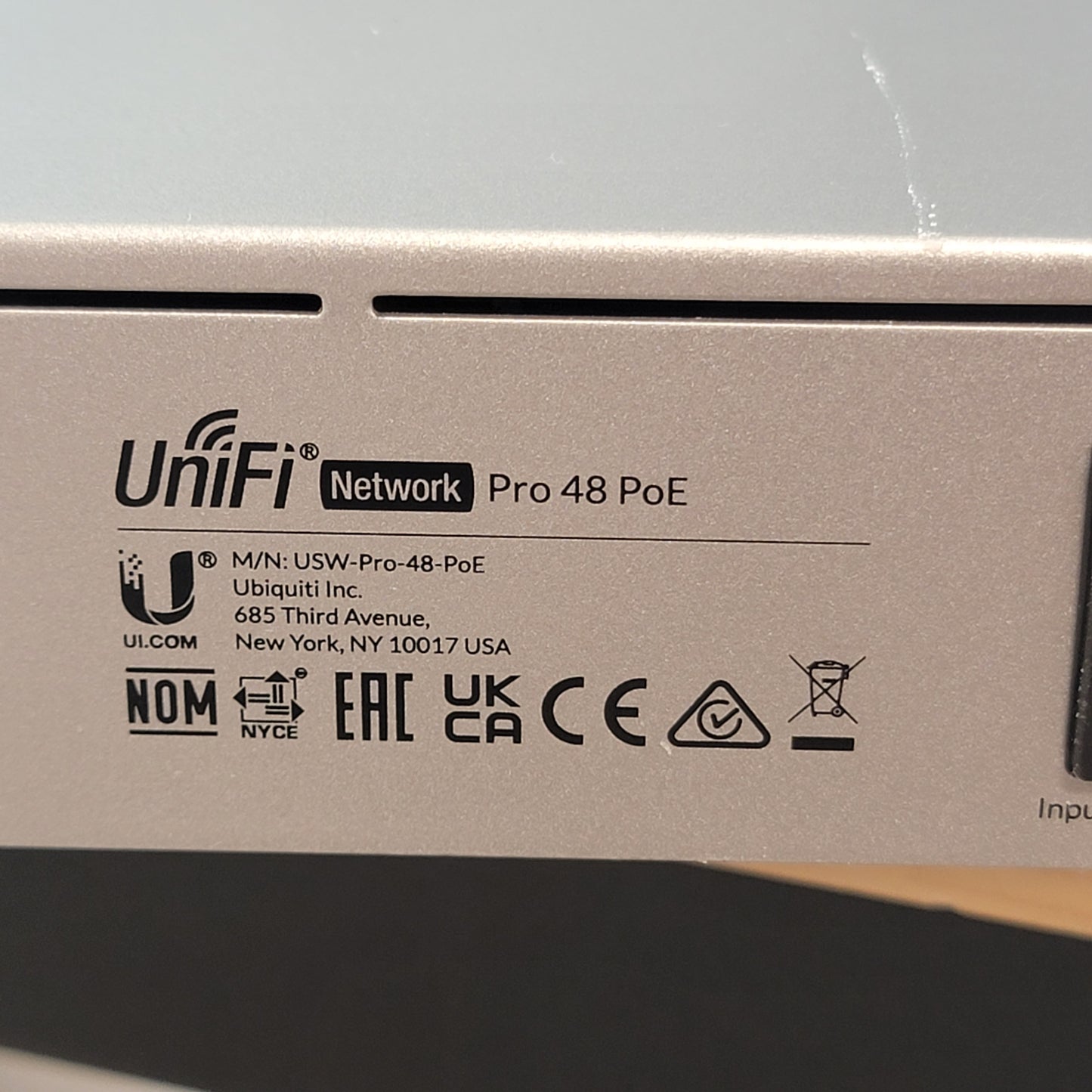 UniFi Pro 48 PoE 48-Port PoE+ Managed Switch USW-PRO-48-POE Unclaimed