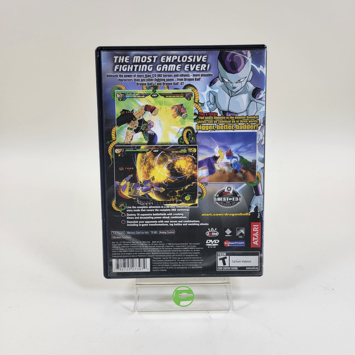 Dragon Ball Z Budokai Tenkaichi 2 (Sony PlayStation 2 PS2, 2006)
