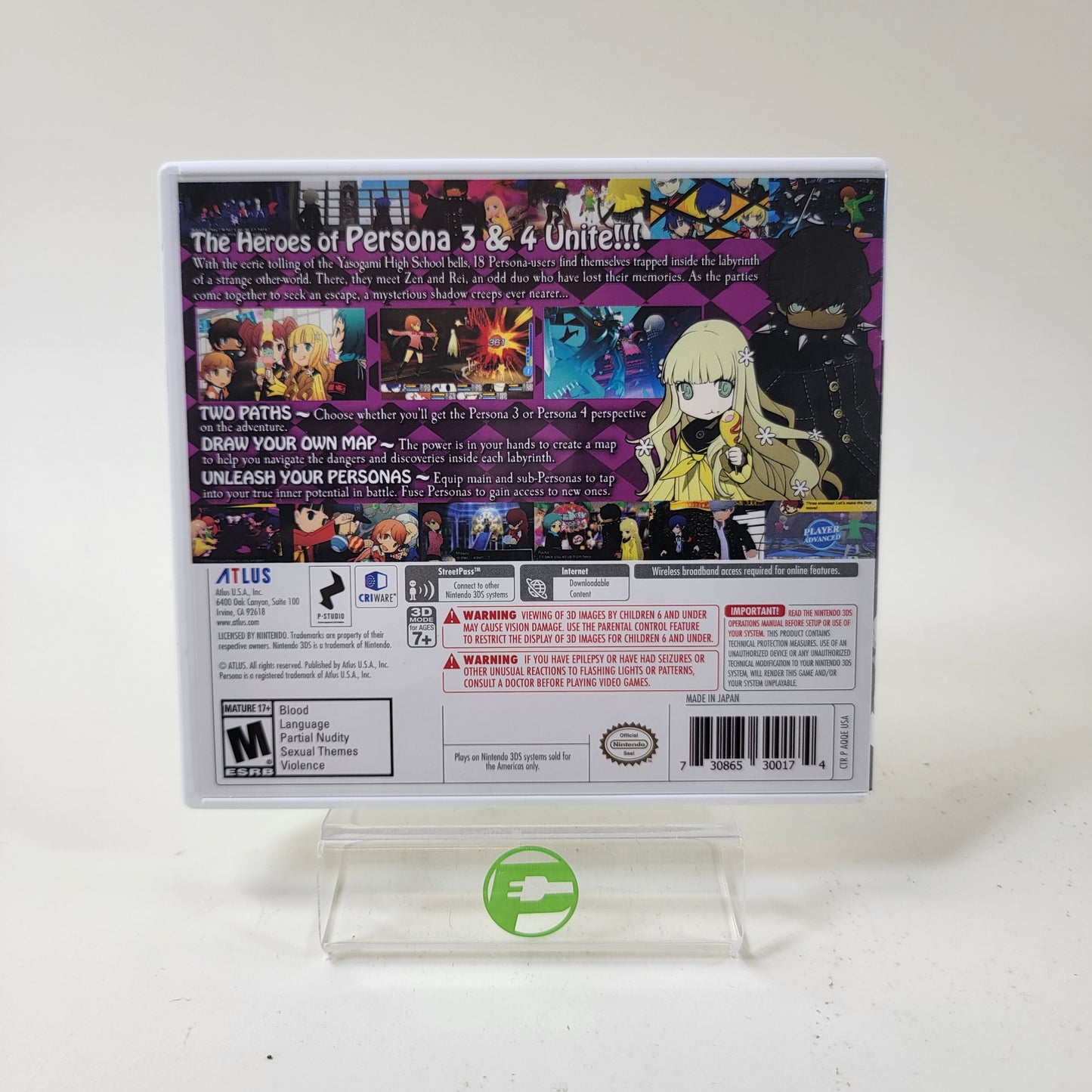 Persona Q: Shadow of the Labyrinth (Nintendo 3DS, 2014)