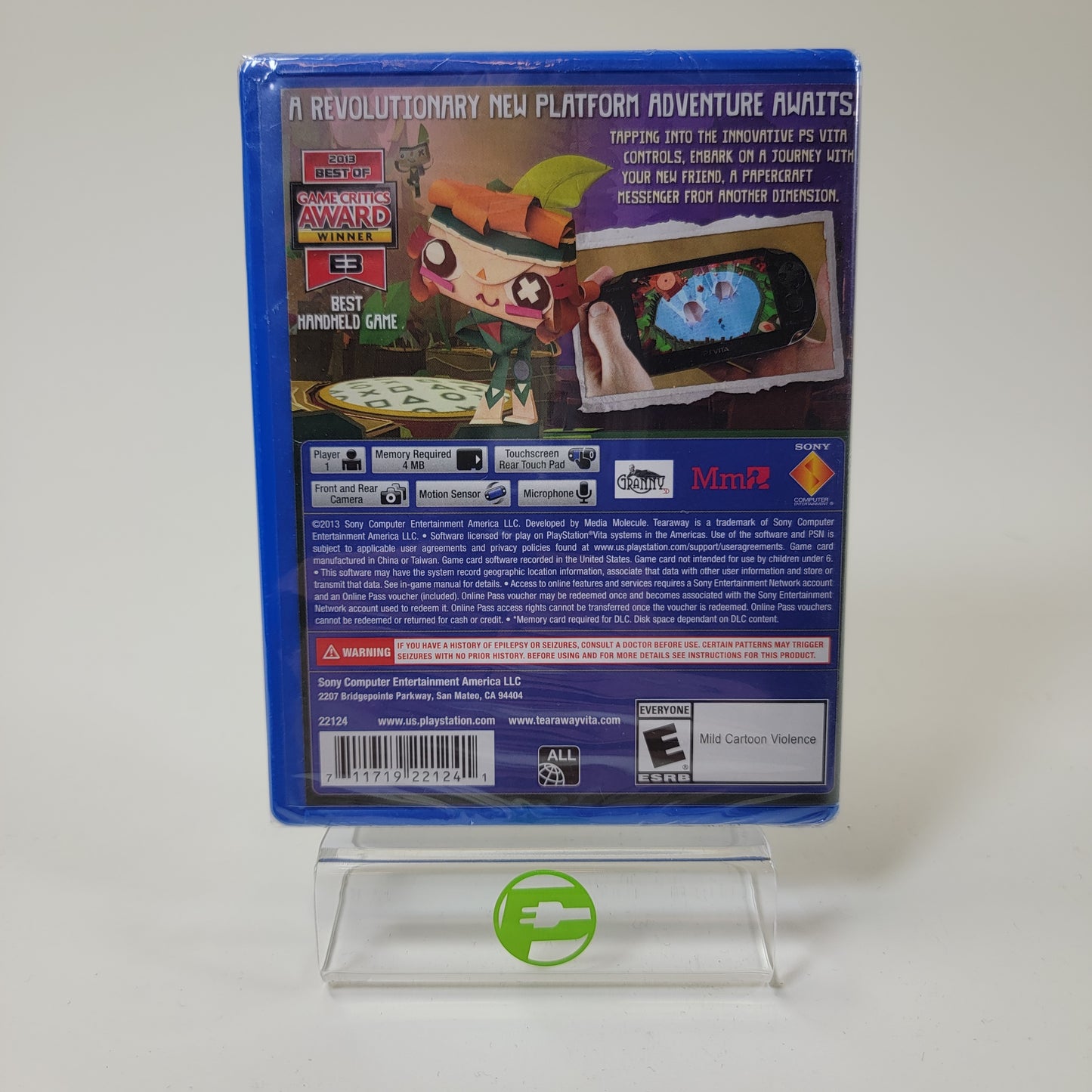 New Tearaway (Sony PlayStation Vita PS Vita, 2013)