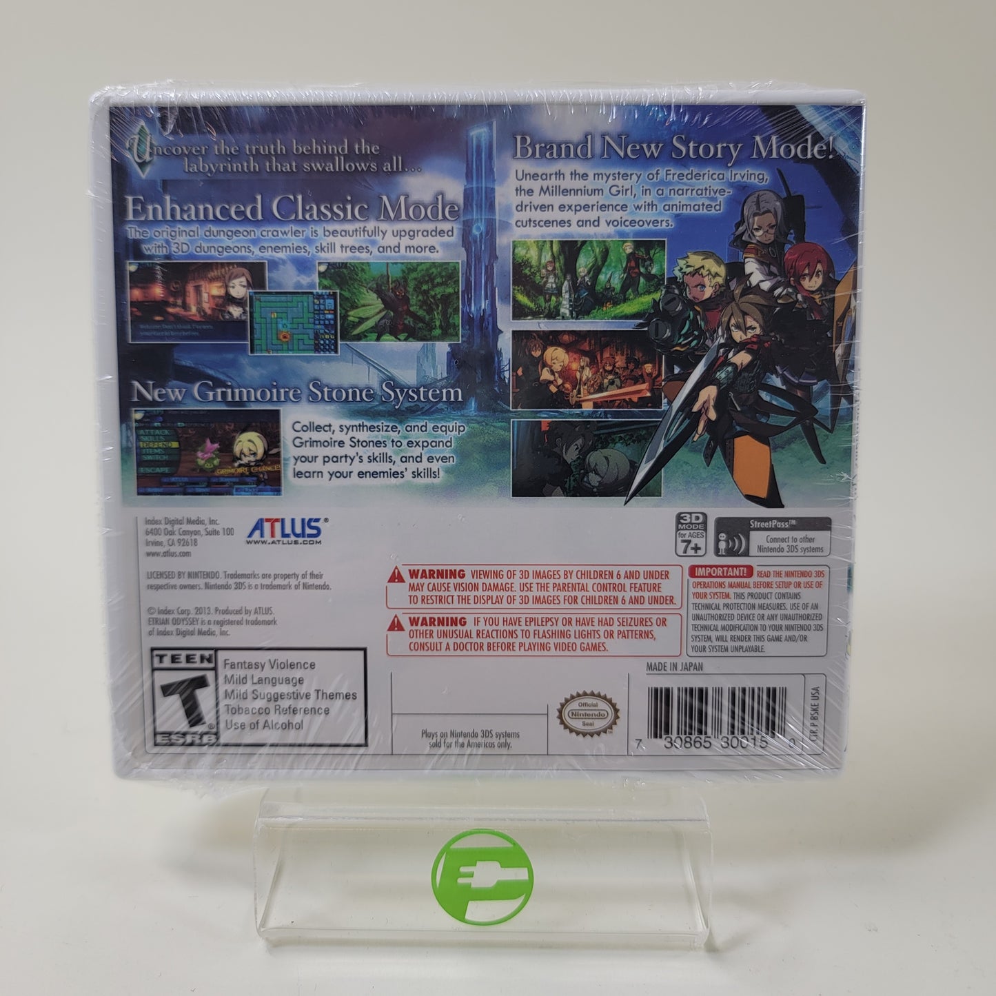 New Etrian Odyssey Untold: The Millennium Girl (Nintendo 3DS, 2013)