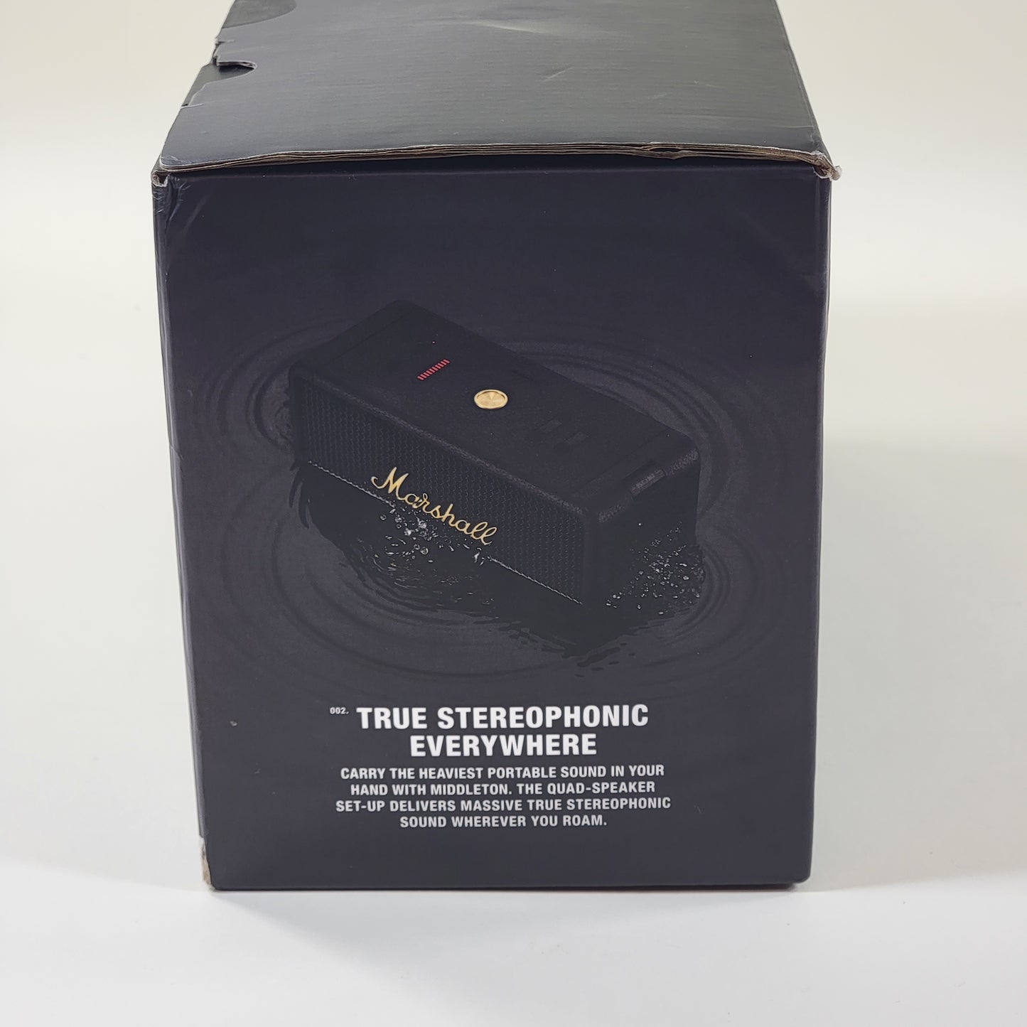 New Marshall Middleton Bluetooth Speaker Black 10060034
