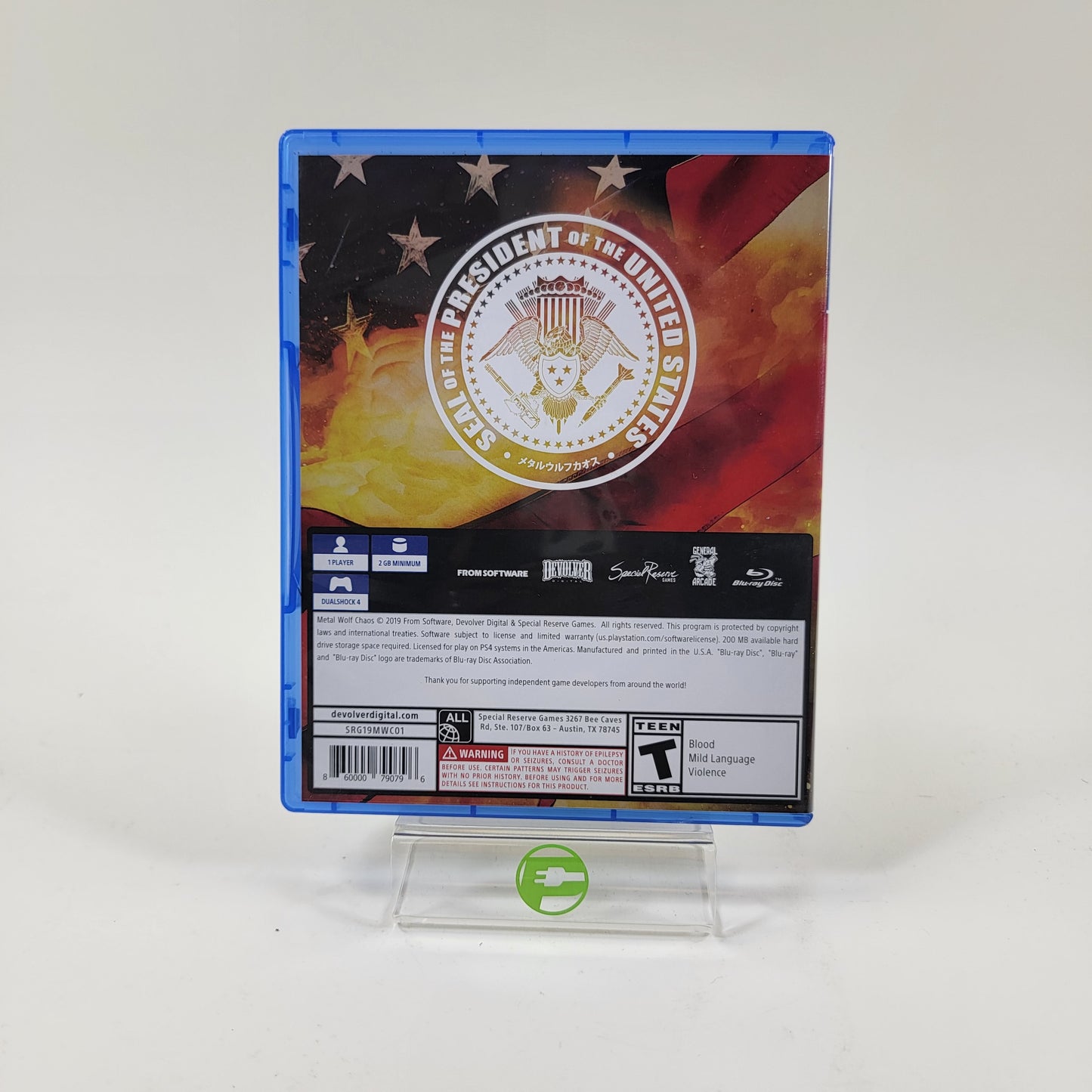 Metal Wolf Chaos XD (Sony PlayStation 4 PS4, 2019)