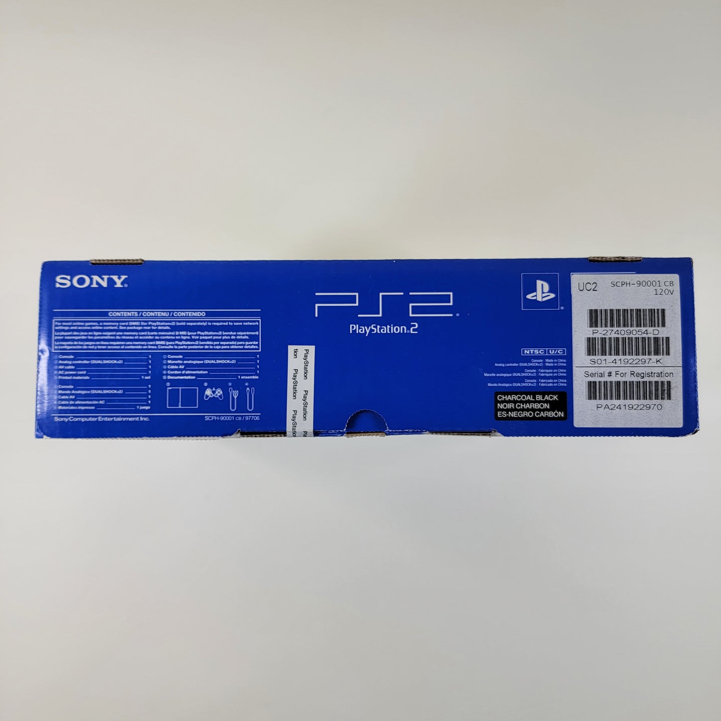 New Sony PlayStation 2 Slim PS2 Black Console Gaming System SCPH-90001