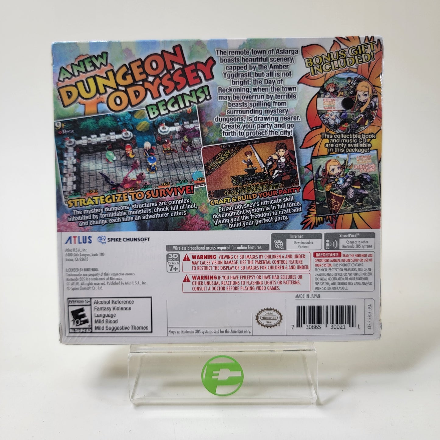 New Etrian Mystery Dungeon (Nintendo 3DS, 2015)