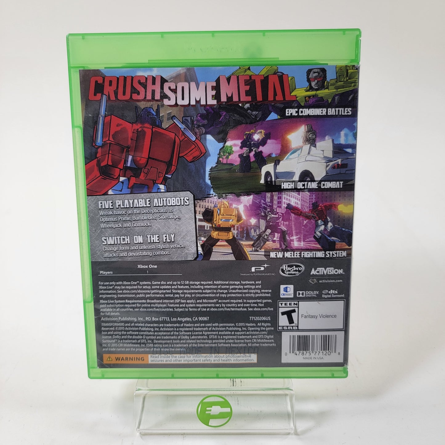 Transformers: Devastation (Microsoft Xbox One, 2015)