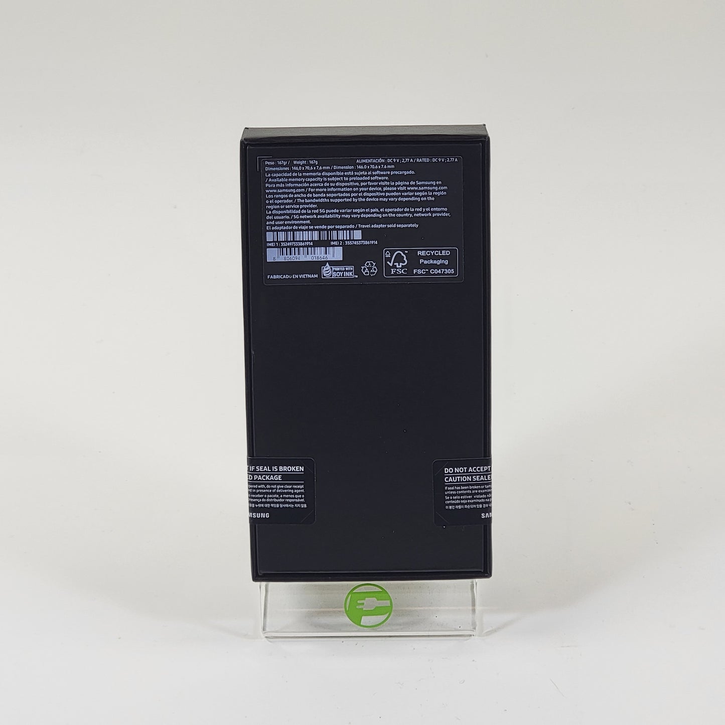 New GSM Unlocked Samsung Galaxy S22 8GB RAM 256GB SM-S901E Black