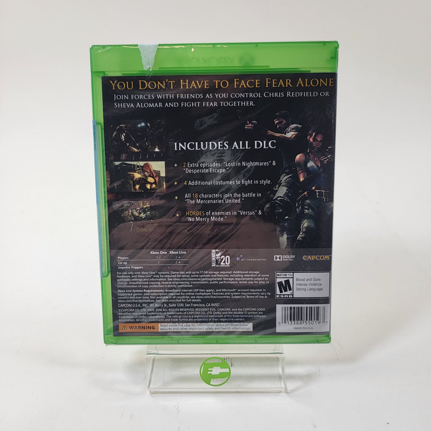 New Resident Evil 5 (Microsoft Xbox One, 2016)