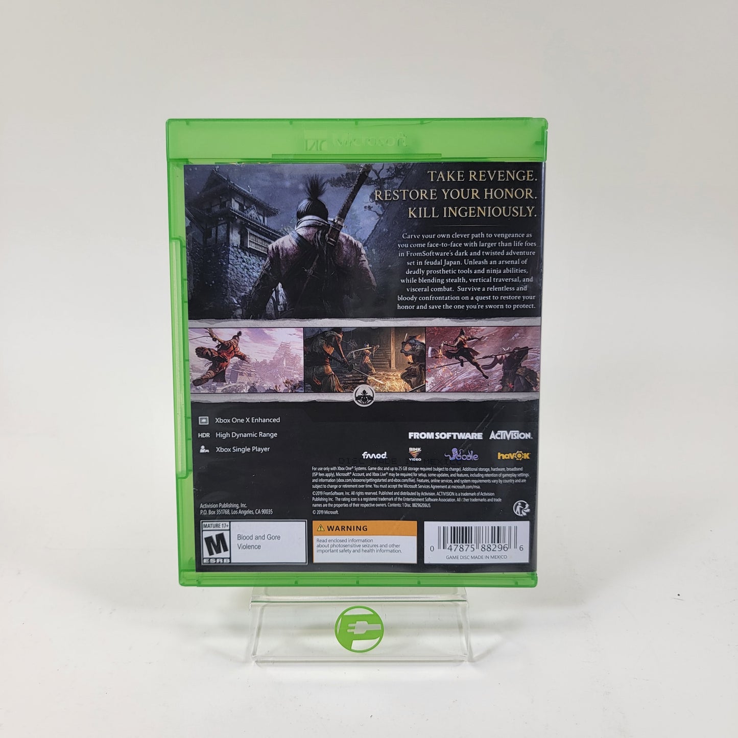 Sekiro: Shadows Die Twice (Microsoft Xbox One, 2019)