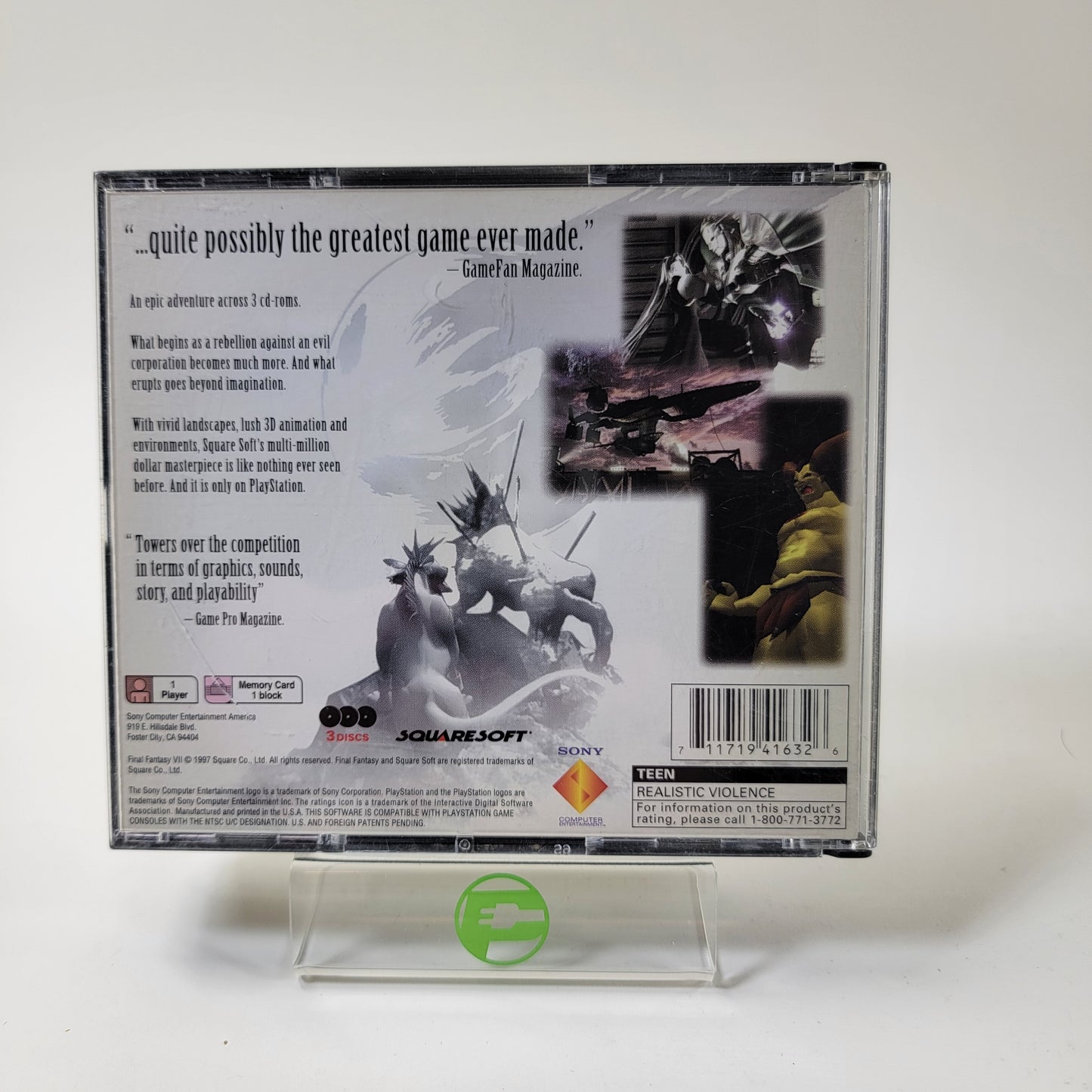 Final Fantasy VII (Sony PlayStation 1 PS1, 1997)