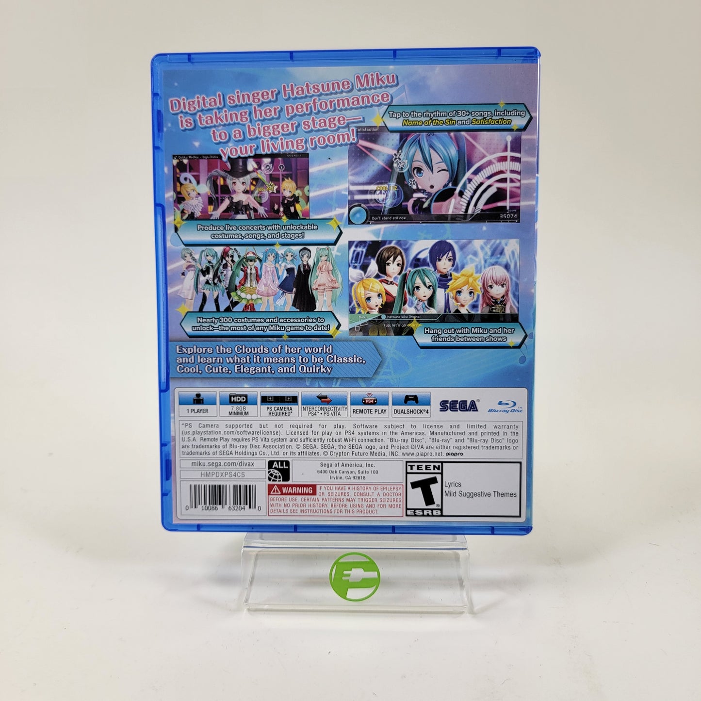 Hatsune Miku: Project Diva X (Sony PlayStation 4 PS4, 2016)