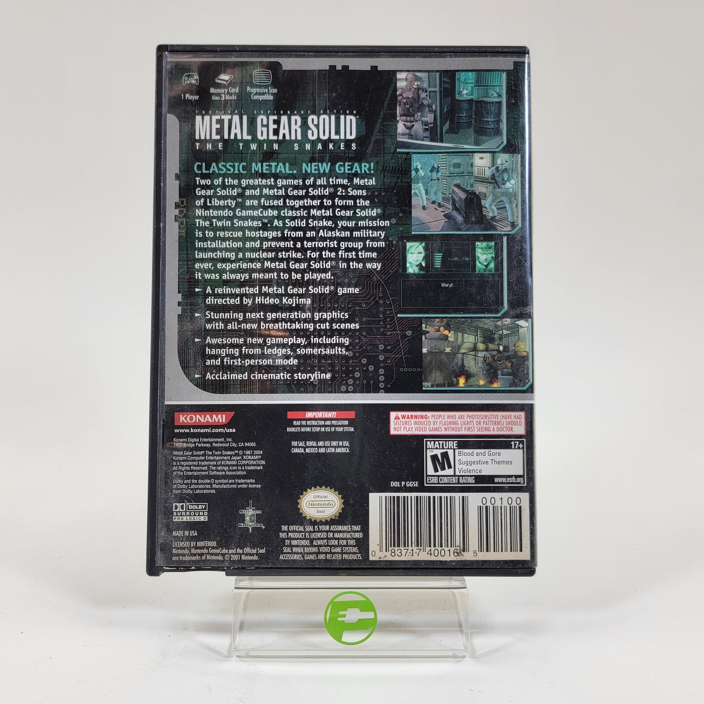 Metal Gear Solid Twin Snakes (Nintendo GameCube, 2004)