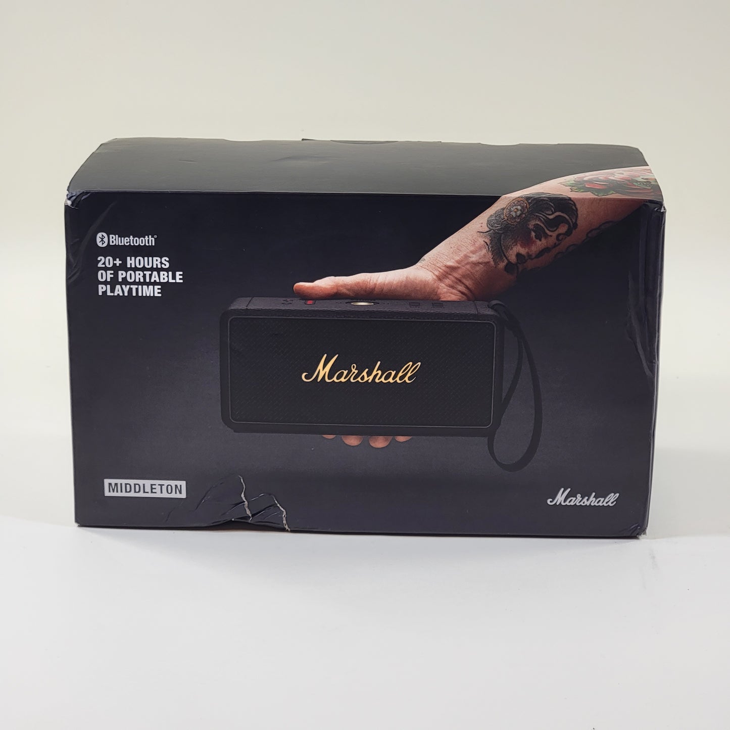 New Marshall Middleton Bluetooth Speaker Black 10060034
