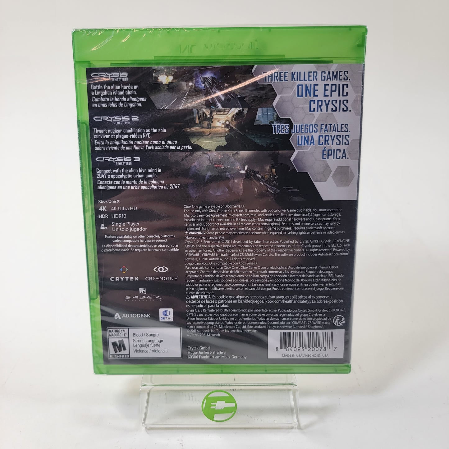 New Crysis Remastered Trilogy (Microsoft Xbox One, 2021)