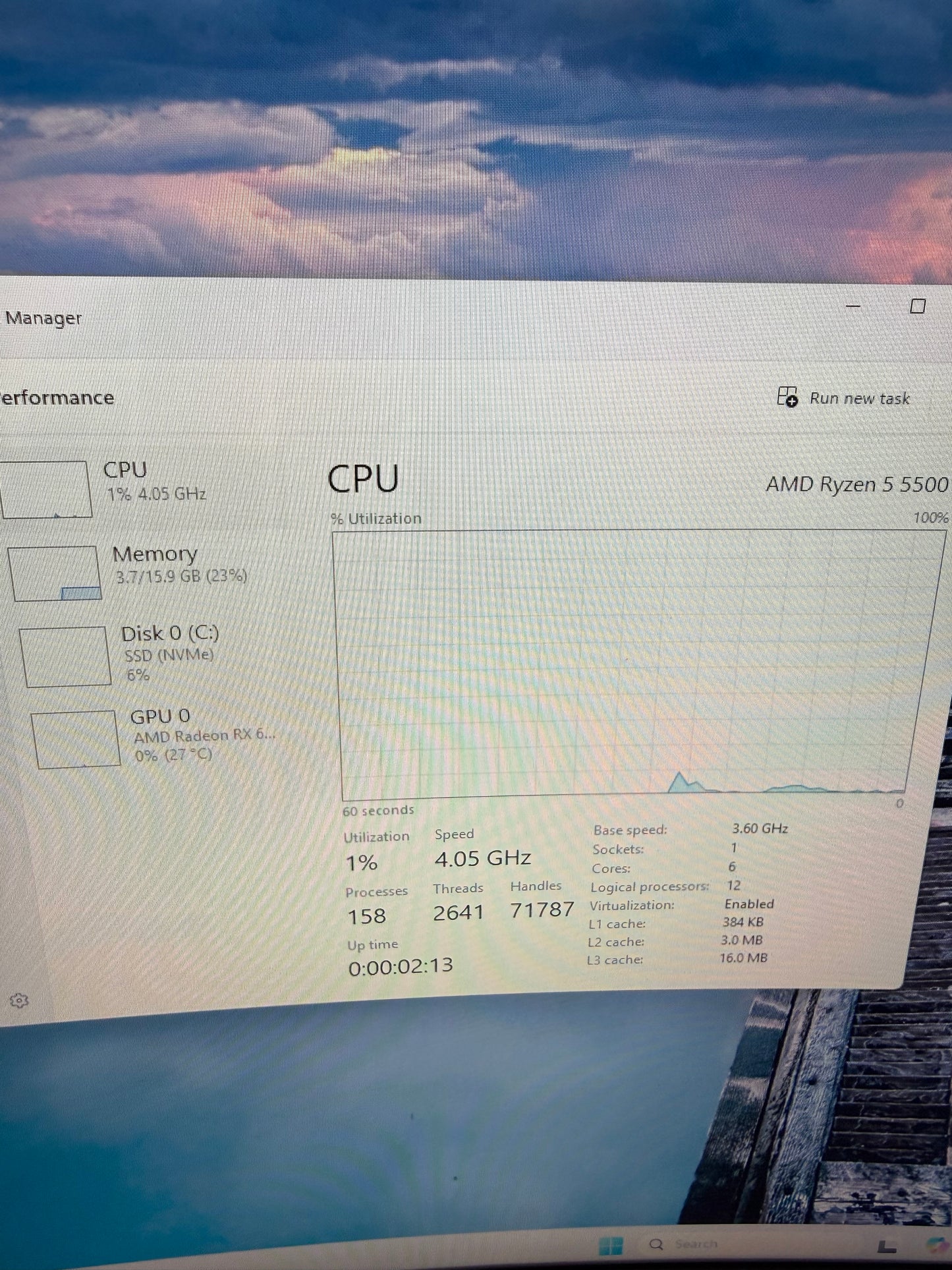 CyberPower PC Ryzen 5 5500 3.60GHz 16GB RAM 1TB SSD Gigabyte Radeon RX 6500 XT