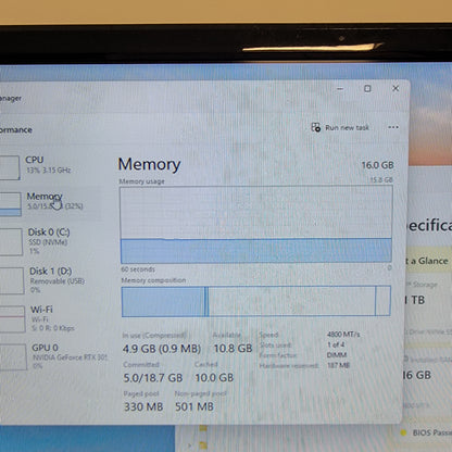 CyberPower Custom PC Core i5-13400F 16GB RAM 1TB SSD MSI GeForce RTX 3050