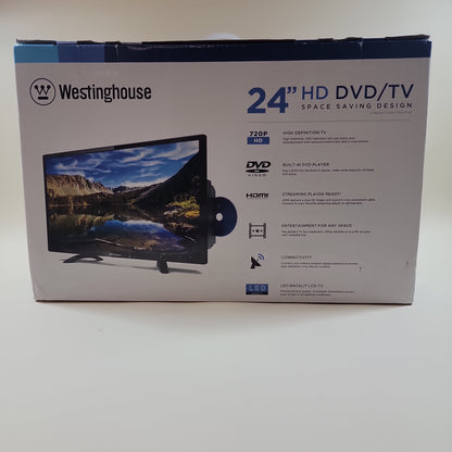 New Westinghouse 24" HD DVD / TV Combo WD24HB6101 LED 720p 2020