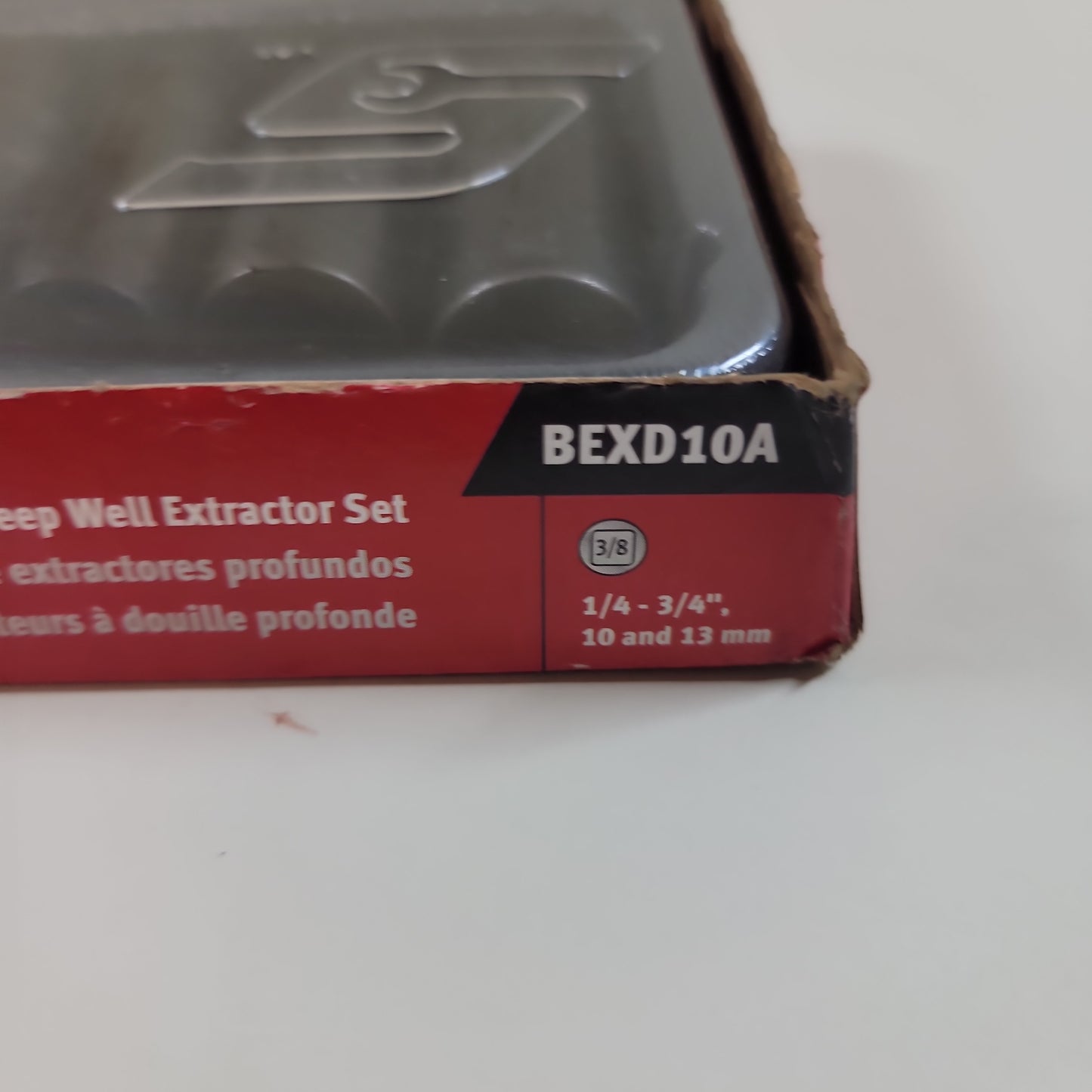 New Snap-On BEXD10A 10 Piece Deep Well Extractor Set (1/4" - 3/4") (1/4" - 3/4")