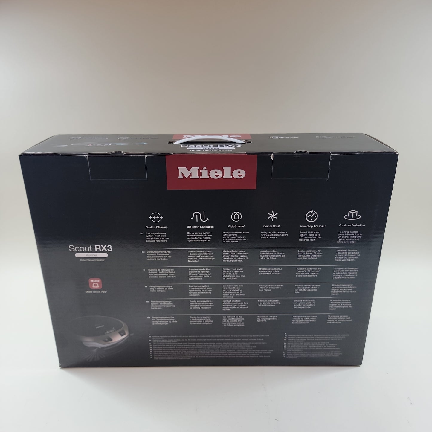 New Miele Scout RX3 Robot Vacuum Cleaner SPQL0