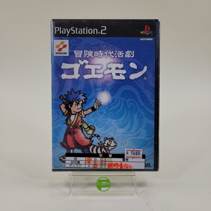New Bouken Jidai Katsugeki Goemon (Sony PlayStation 2 PS2, *READ* JP