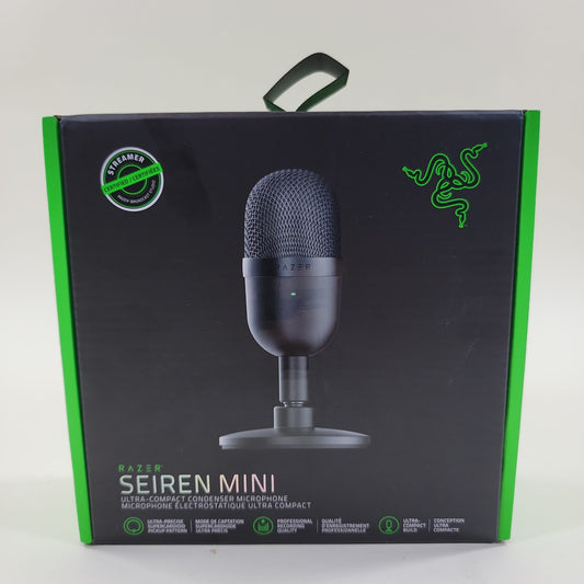 New Razer Seiren Mini Ultra Compact Condenser Microphone RZ19-03450100-R3U1