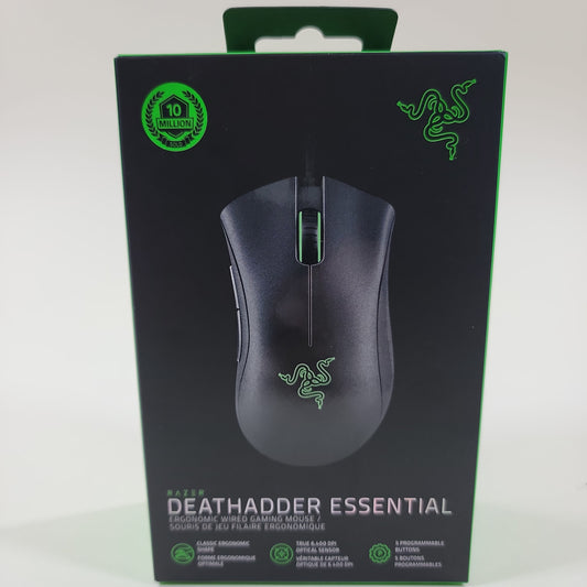 New Razer Deathadder Essential Gaming Mouse RZ01-03850100-R3U1