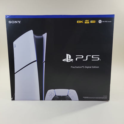 New Sony PlayStation 5 Digital Edition PS5 1TB White Console Gaming System