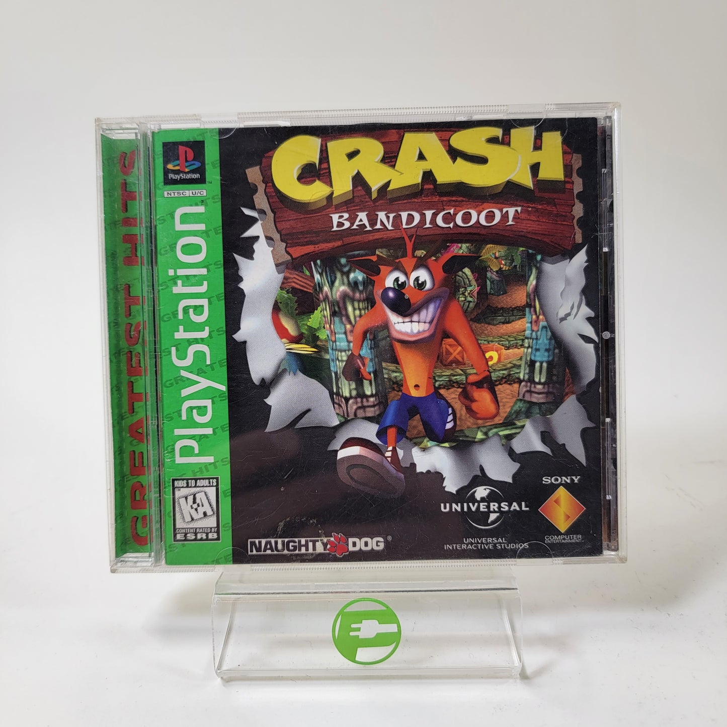Crash Bandicoot [Black Label] (Sony PlayStation 1 PS1, 1996)