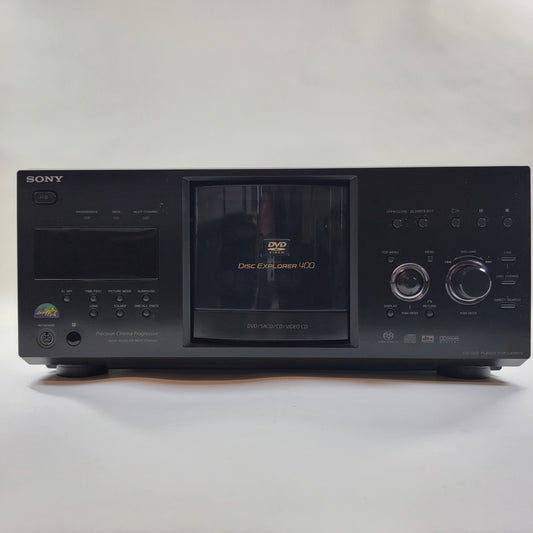 Sony Disc Explorer 400 CD/DVD Player DVP-CX985V NO REMOTE