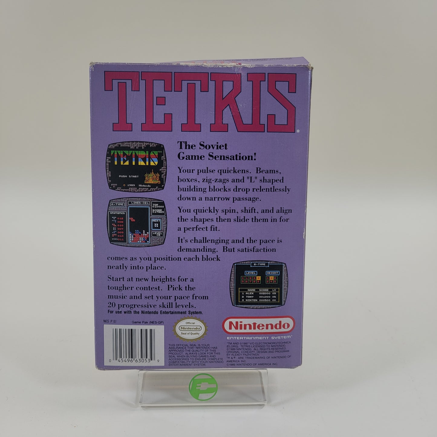 Tetris (Nintendo NES, 1989)