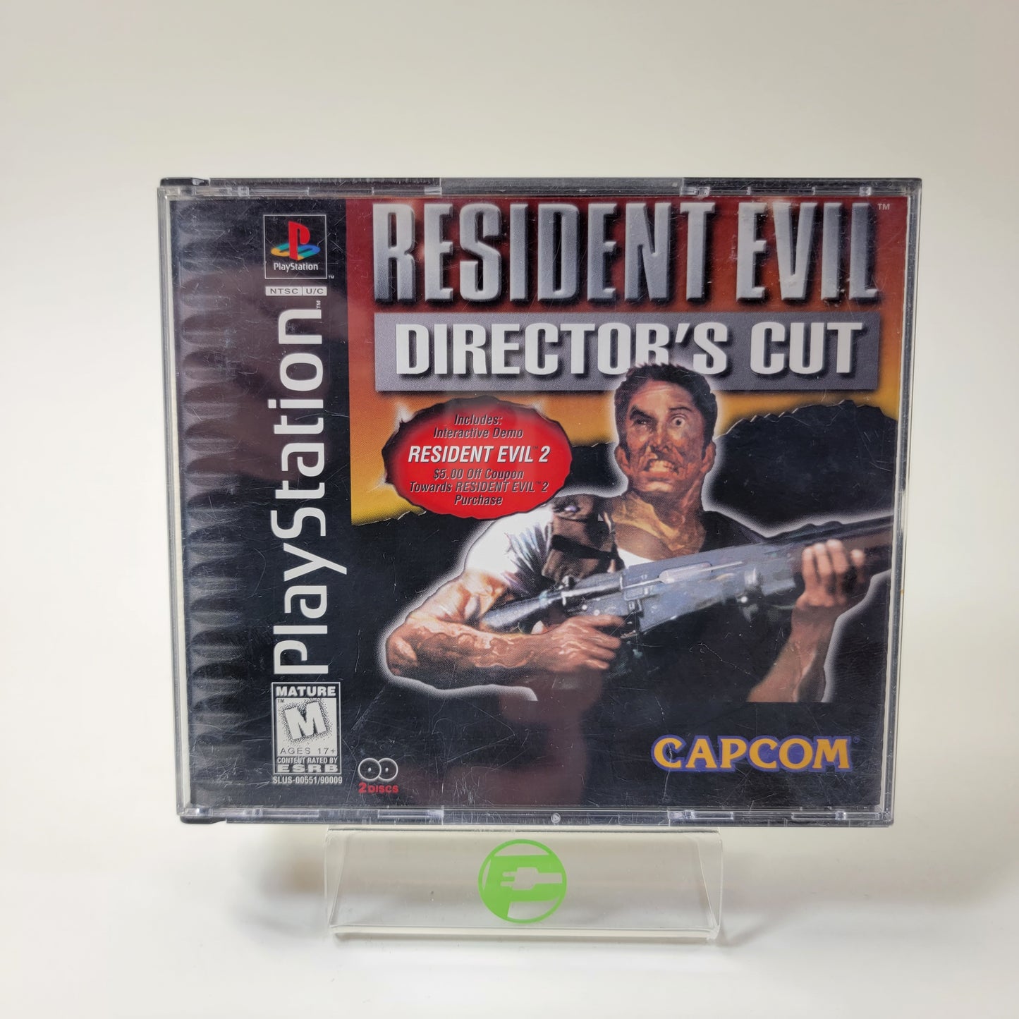 Resident Evil Director's Cut [2 Disc]  (Sony PlayStation 1 PS1,  1997)