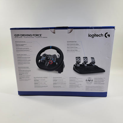 New Logitech G29 Racing Wheel Black 941-000110 For PS4/PS5/PC