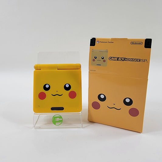 Nintendo Game Boy Advance SP Handheld Game Console AGS-101 pikachu