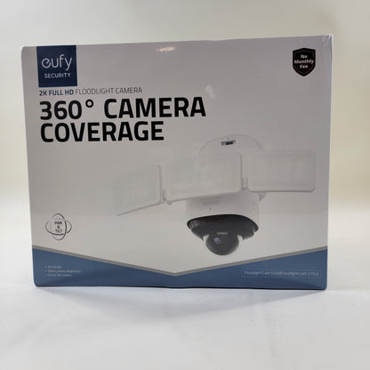 New Eufy 360 Camera Coverage Home Security Camera White T8423121