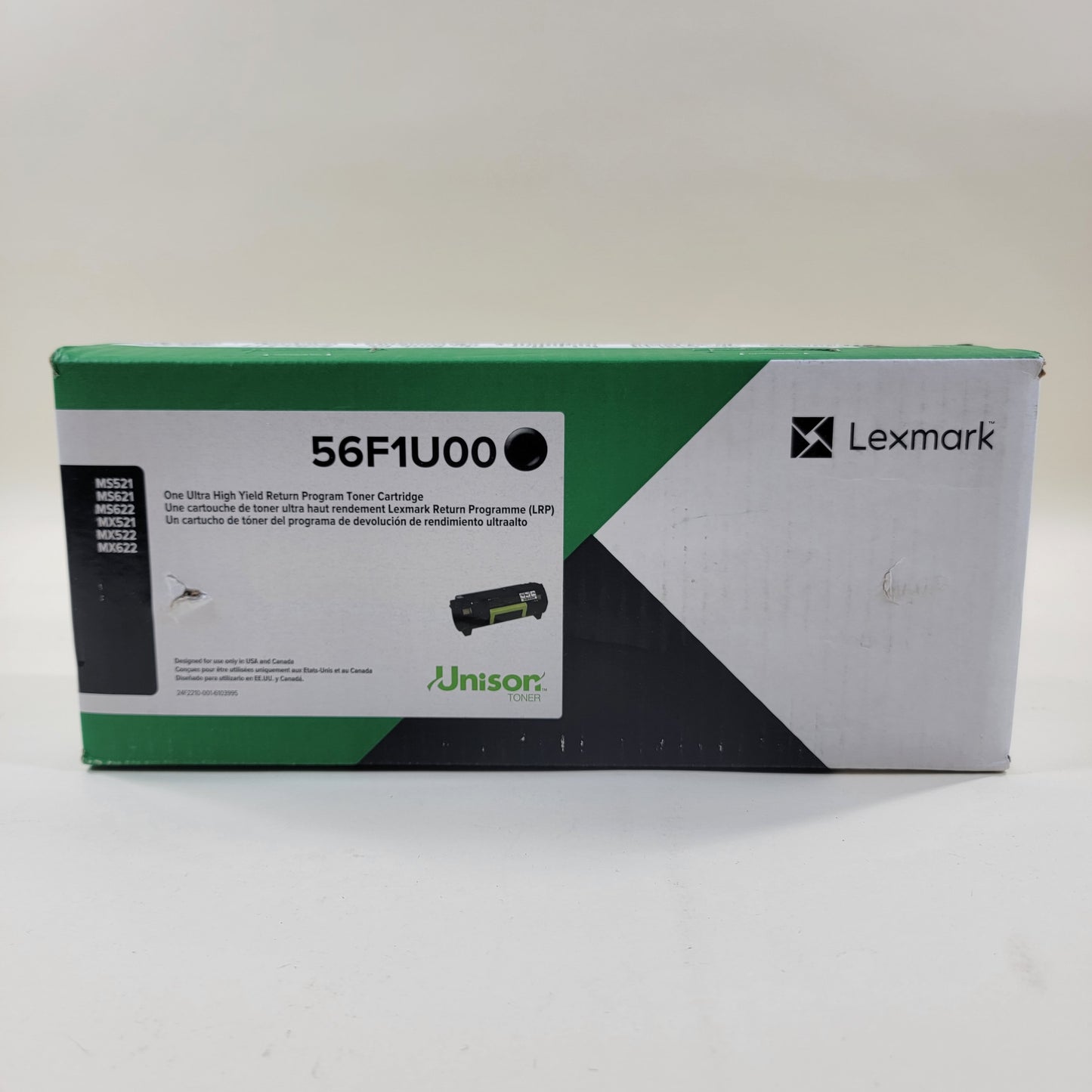 New Lexmark 56F1U00 Black Toner Cartridge