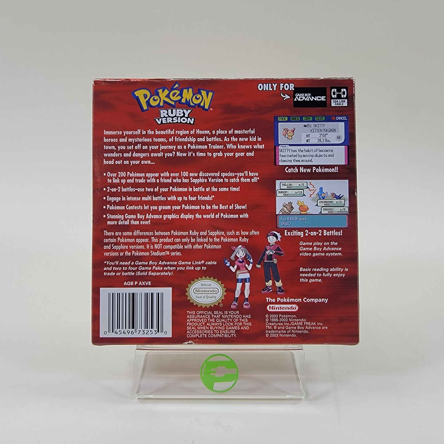 Pokemon Ruby (Nintendo GameBoy Advance, 2003)