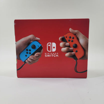 New Nintendo Switch v2 Video Game Console HAC-001 (-01) Red/Blue