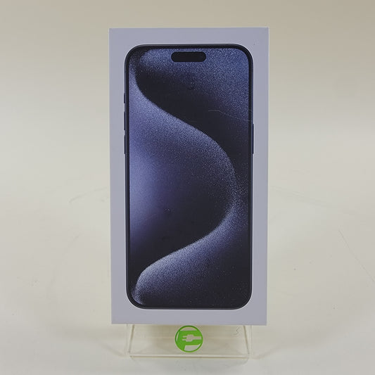 New Factory Unlocked Apple iPhone 15 Pro Max eSIM 1TB Blue Titanium MU6J3LL/A