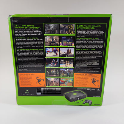 New Microsoft Original Xbox Console Gaming System Black R60-00013 SEALED