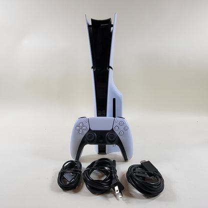 Sony PlayStation 5 Slim Disc PS5 1TB White Console Gaming System CFI-2015