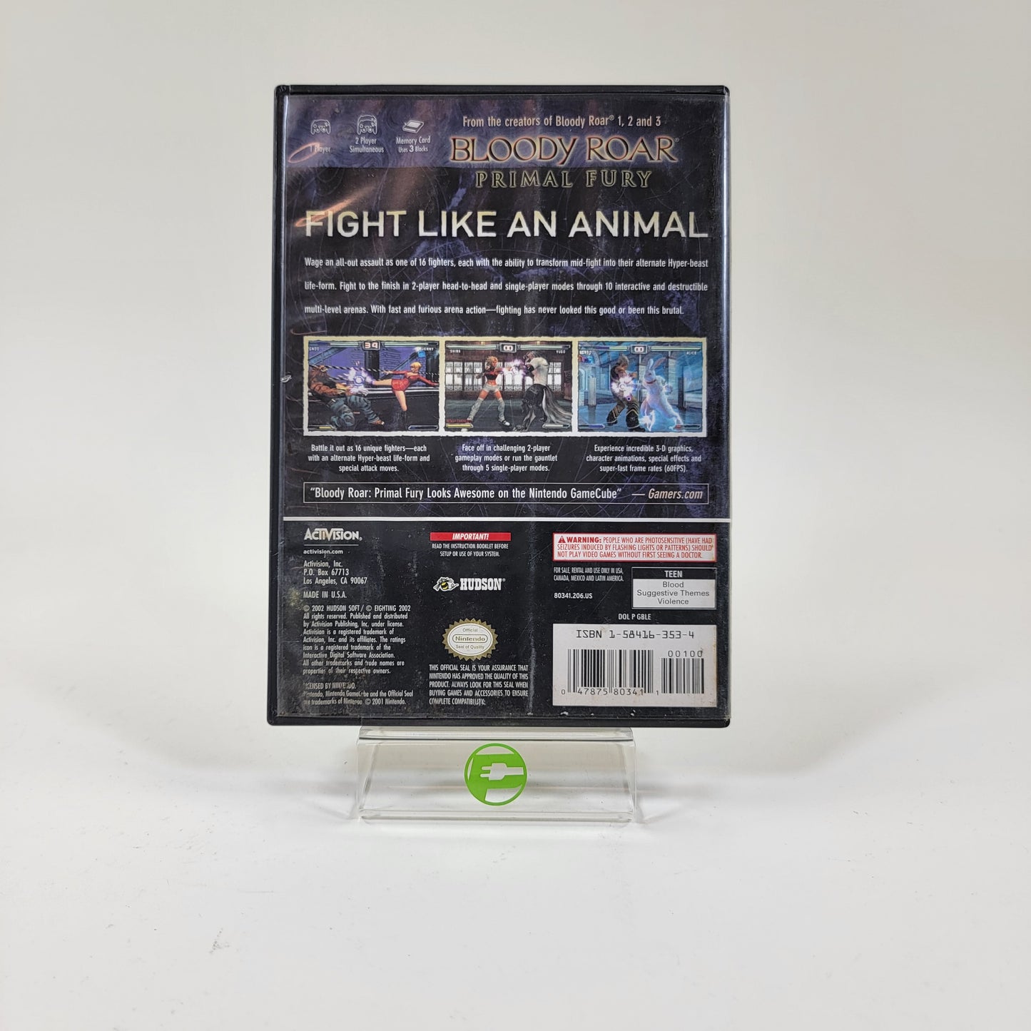 Bloody Roar Primal Fury (Nintendo GameCube, 2002)