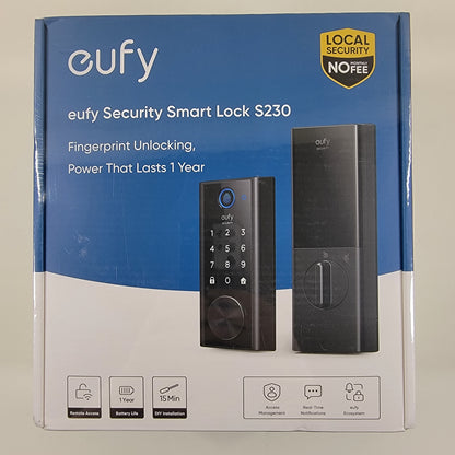 EUFY S230 Smart Door Lock Black T8510P