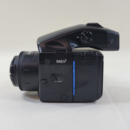 Mamiya 645 AF Film Camera w/ 80mm f/2.8 Lens 120/220 Film Back