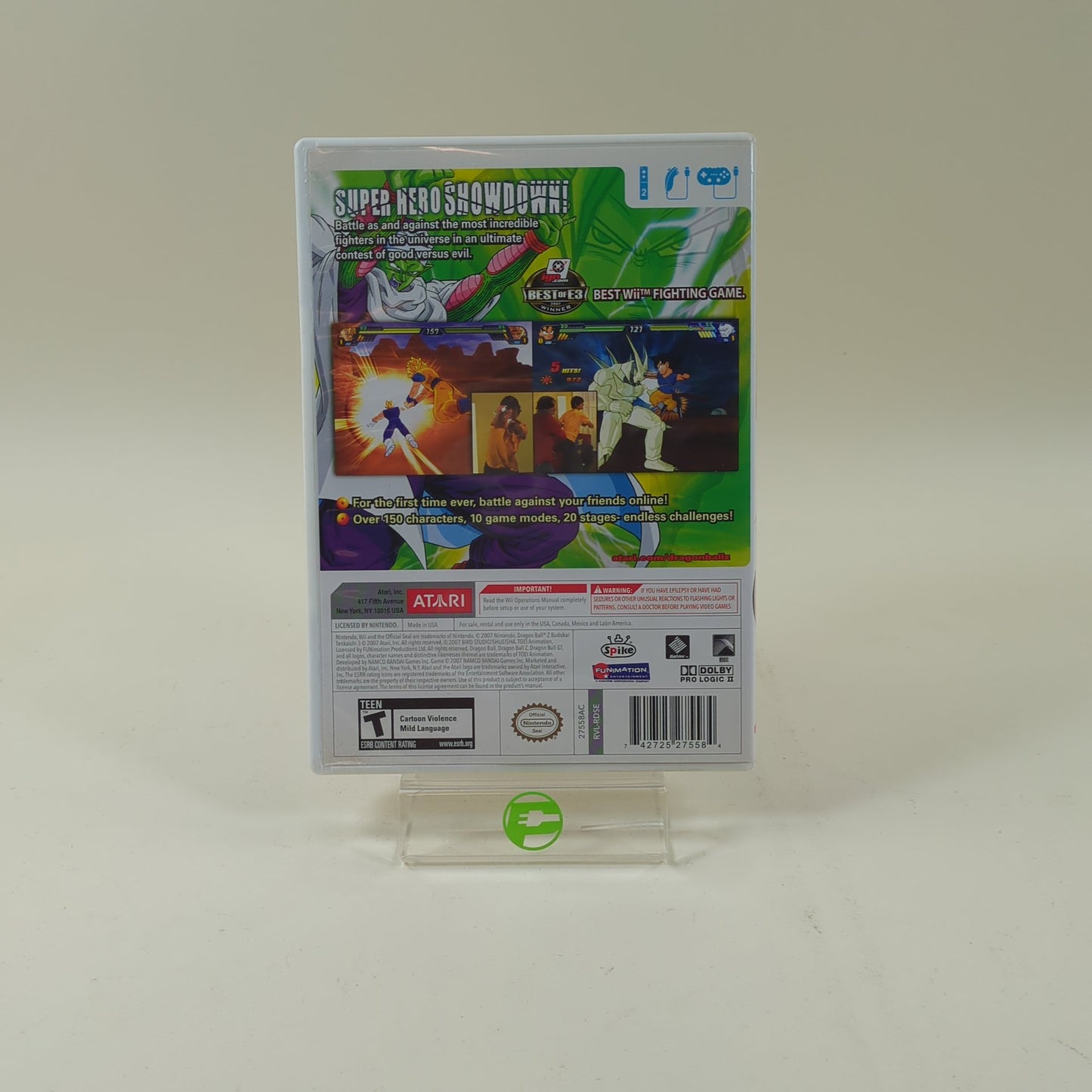 Dragon Ball Z Budokai Tenkaichi 3 (Nintendo Wii, 2007)
