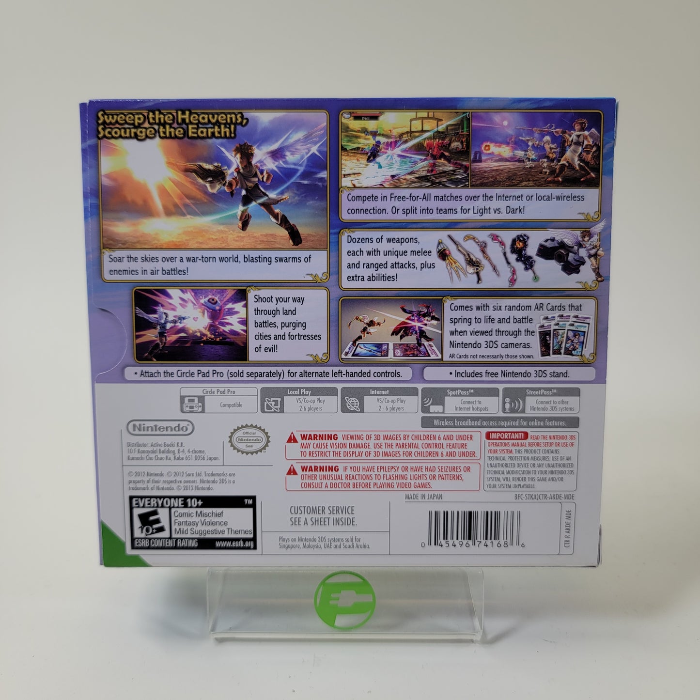 New Kid Icarus Uprising [Big Box]  (Nintendo 3DS,  2012)