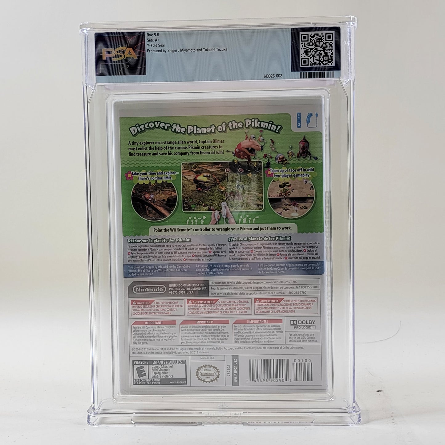 New Pikmin 2 [Nintendo Selects] (Nintendo Wii, 2012) PSA 9.6 A+